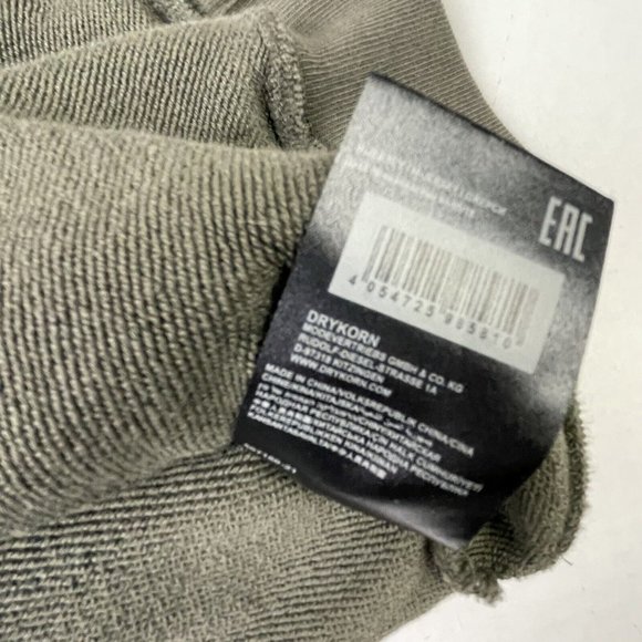 DRYKORN FOR BEAUTIFUL PEOPLE Cardigan Zip Up Sleeve Pockets Green Men’s Large EC - Picture 10 of 10